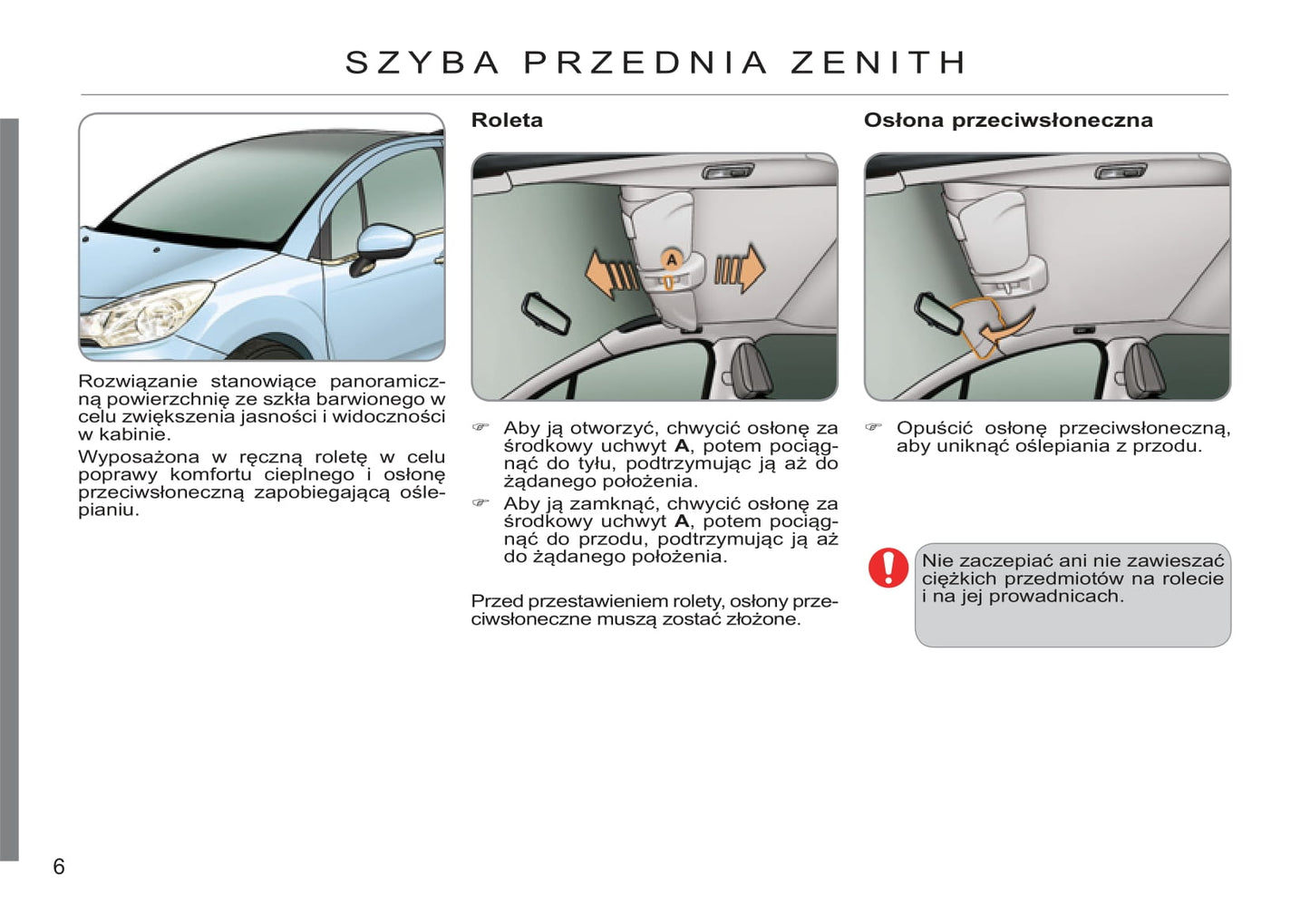 2011-2013 Citroën C3 Owner's Manual | Polish