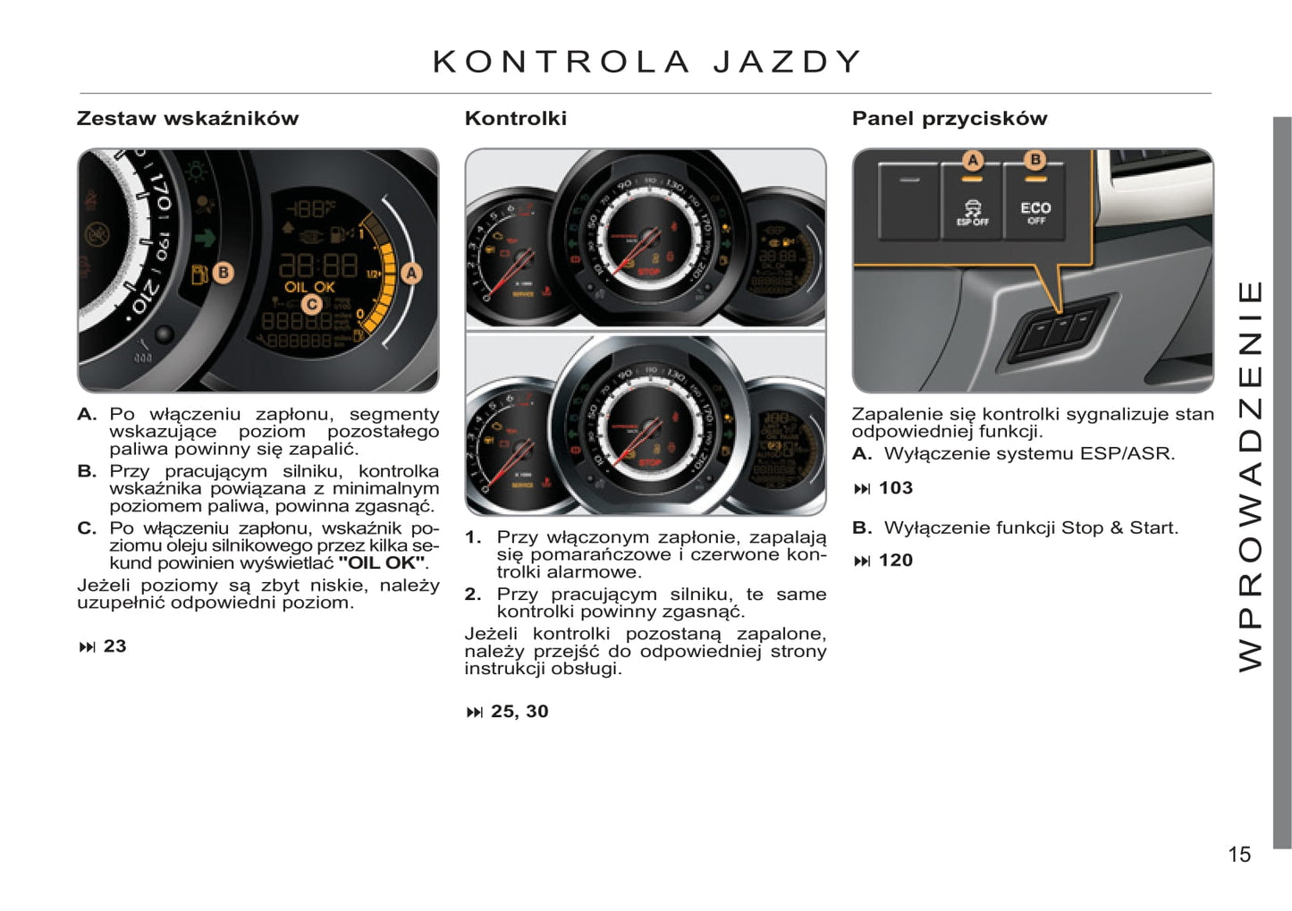 2011-2013 Citroën C3 Owner's Manual | Polish