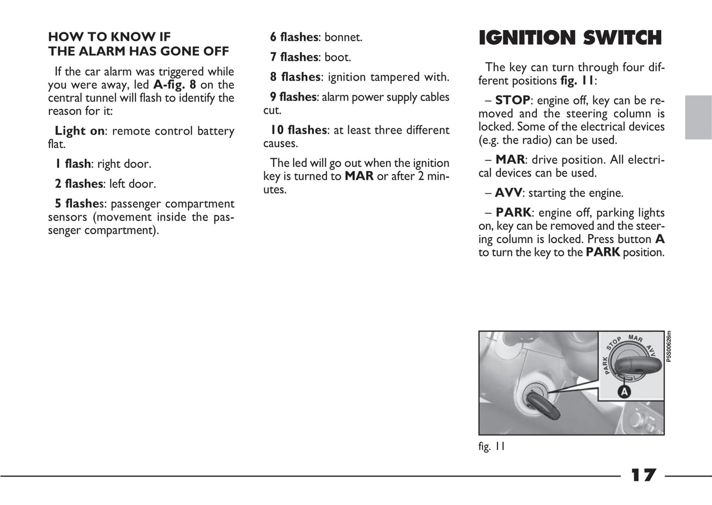 2003-2004 Fiat Barchetta Owner's Manual | English