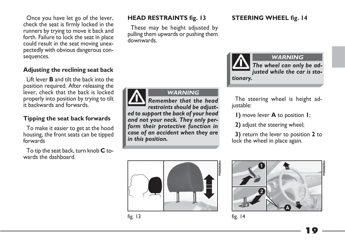 2003-2004 Fiat Barchetta Owner's Manual | English