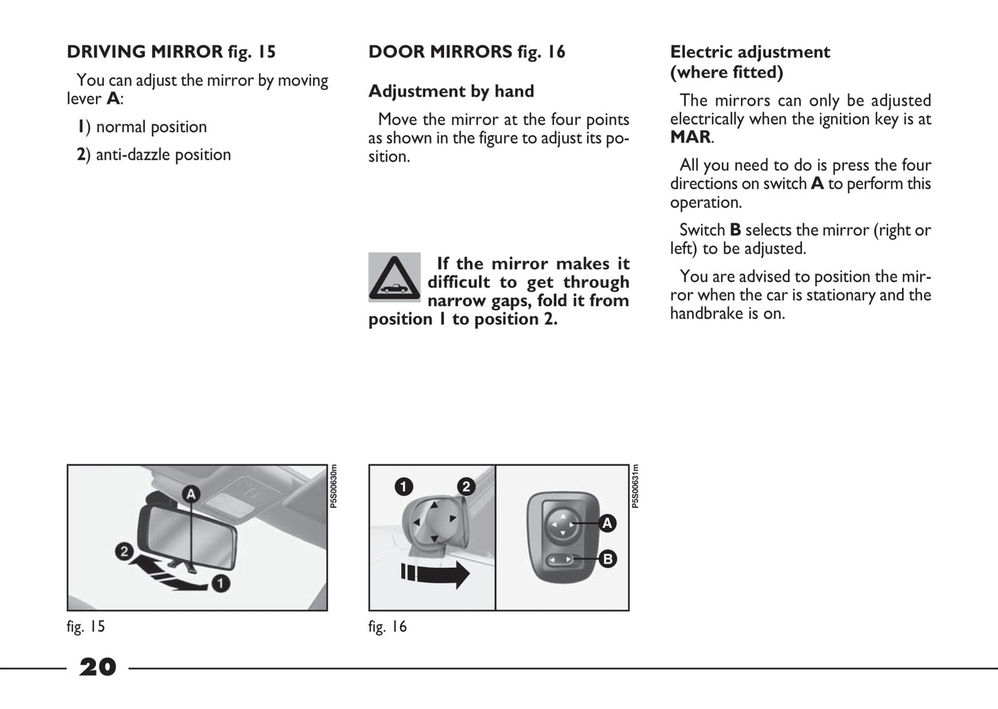 2003-2004 Fiat Barchetta Owner's Manual | English