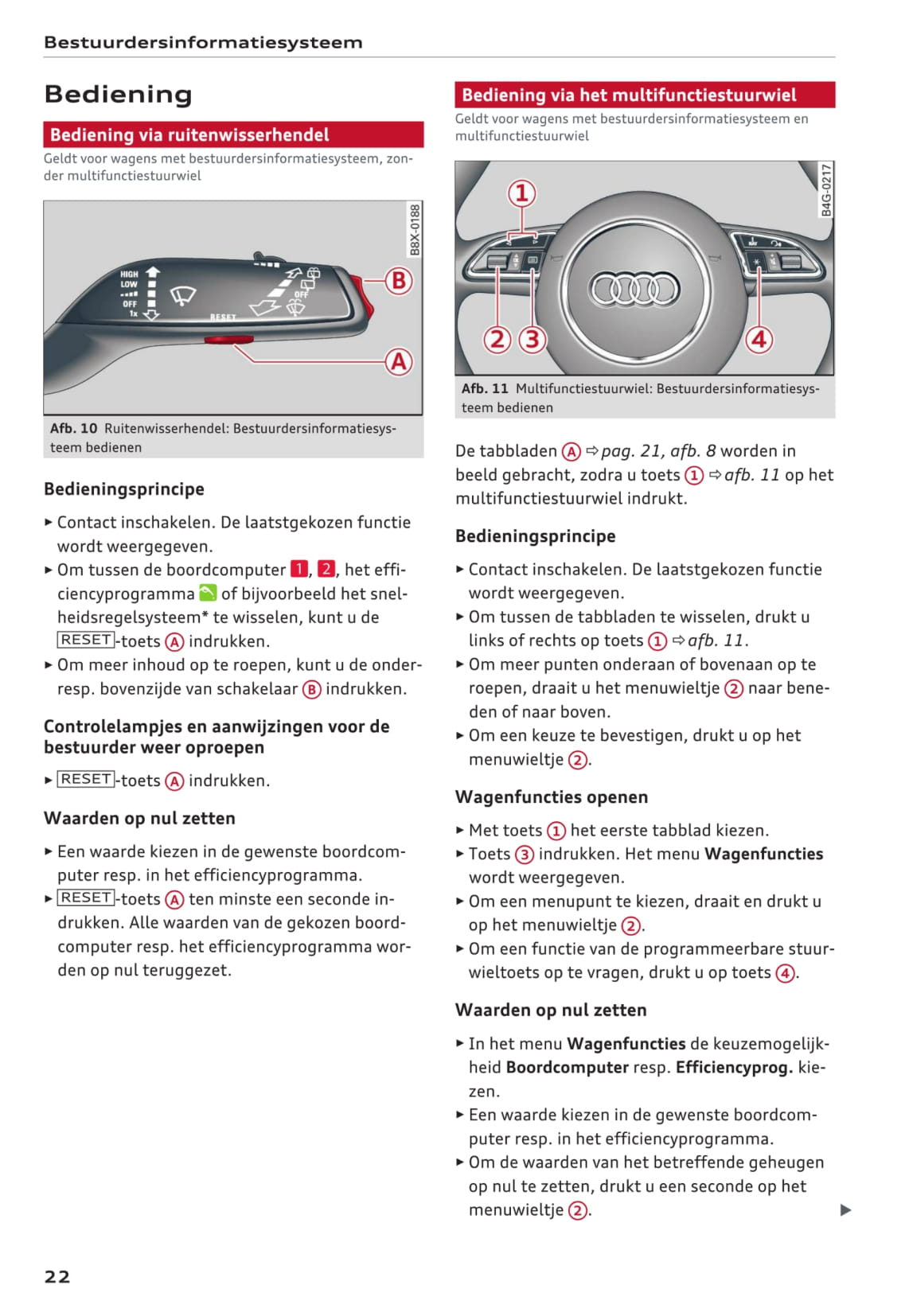 2015-2018 Audi A1 Manuel du propriétaire | Néerlandais
