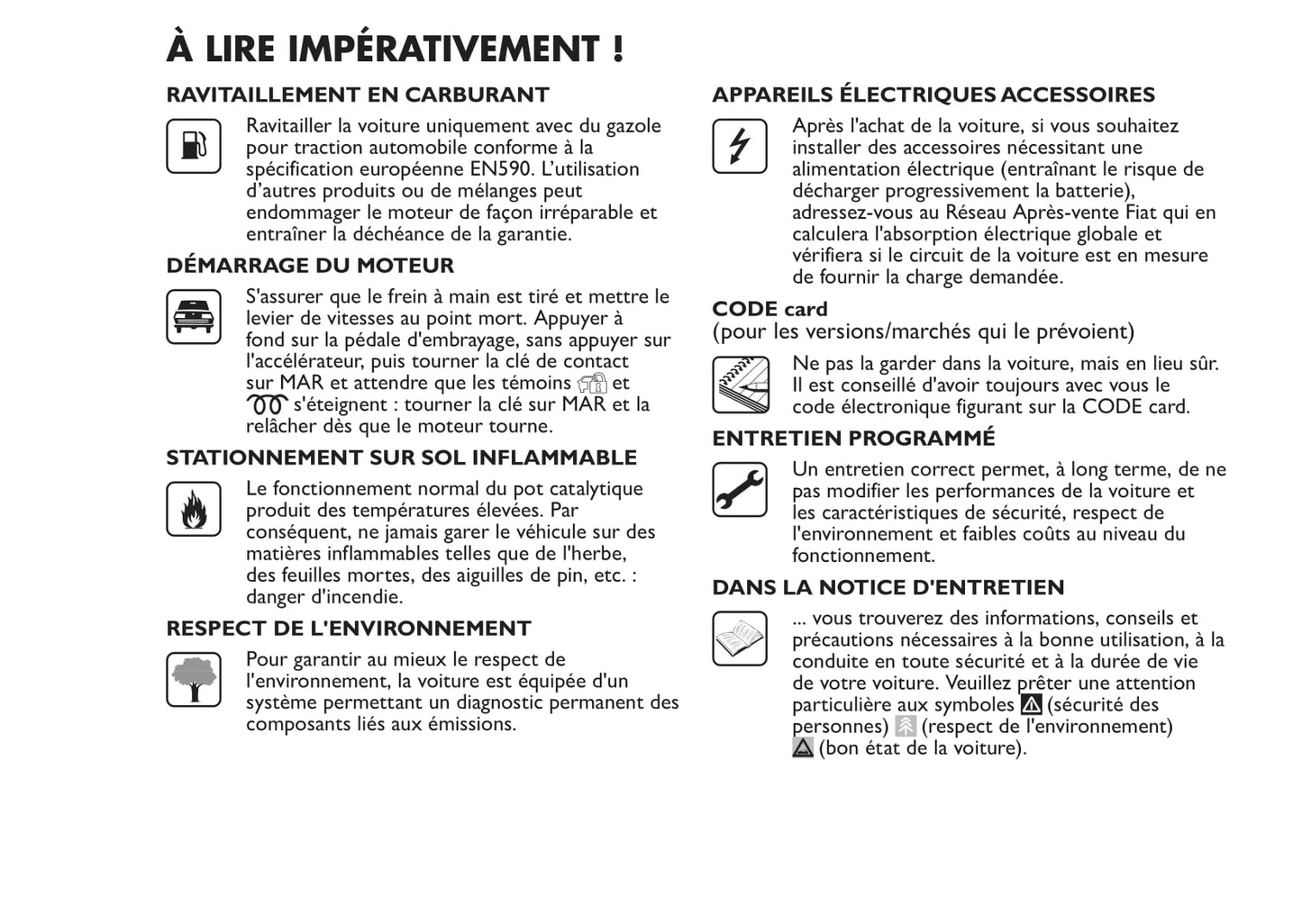 2014-2015 Fiat Bravo Owner's Manual | French