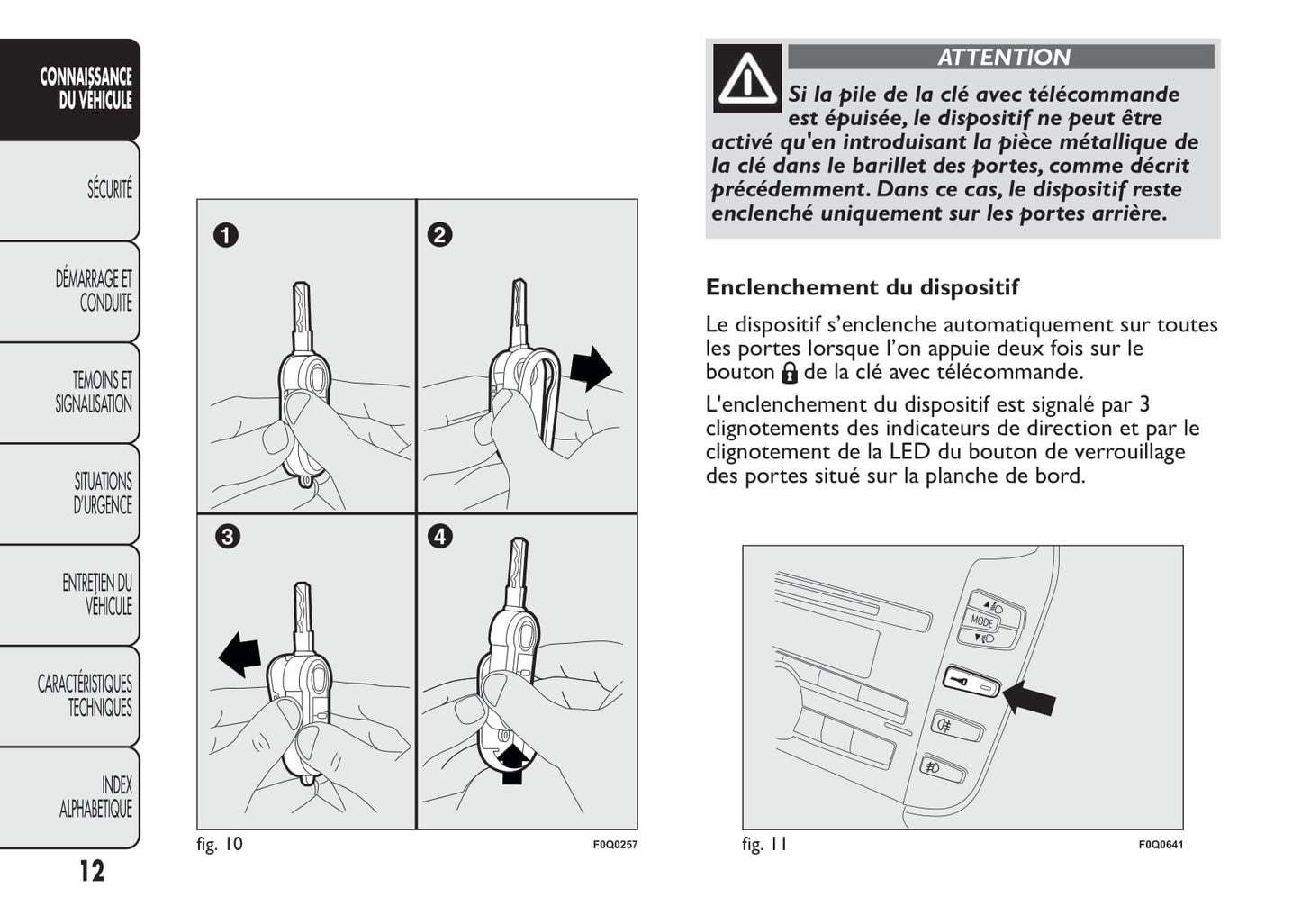 2014-2015 Fiat Bravo Owner's Manual | French