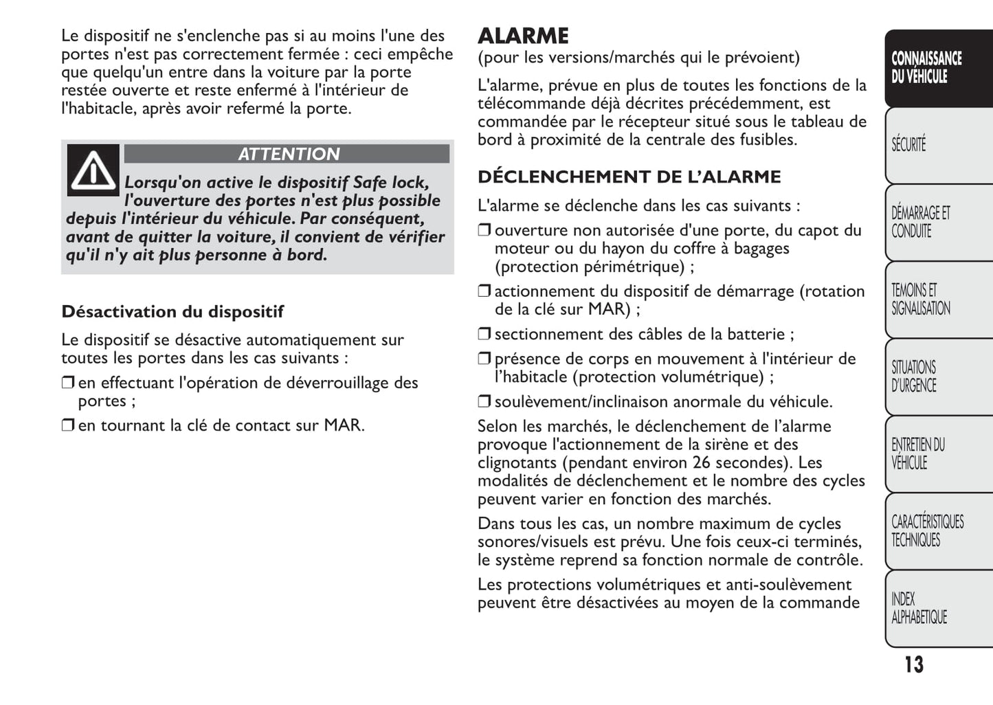 2014-2015 Fiat Bravo Owner's Manual | French