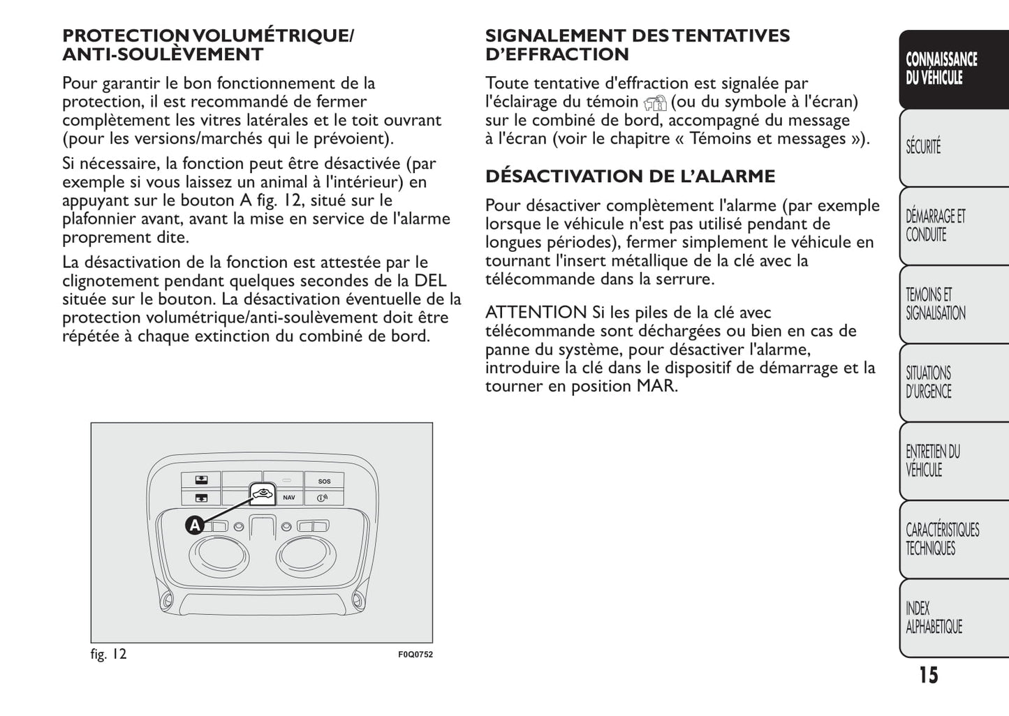 2014-2015 Fiat Bravo Owner's Manual | French