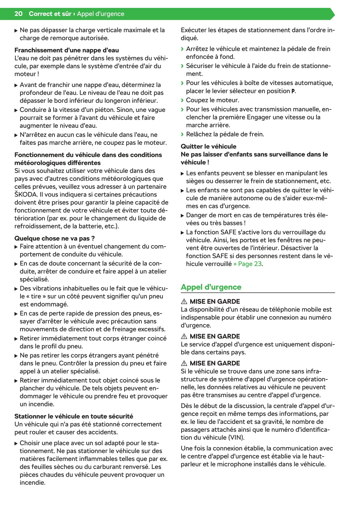2019-2020 Skoda Superb iV Owner's Manual | French