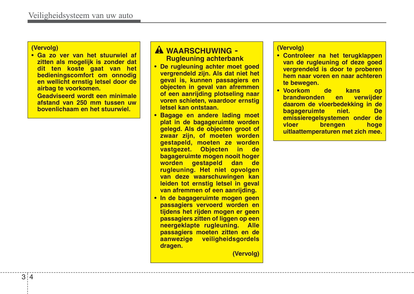2011-2012 Kia Rio Owner's Manual | Dutch