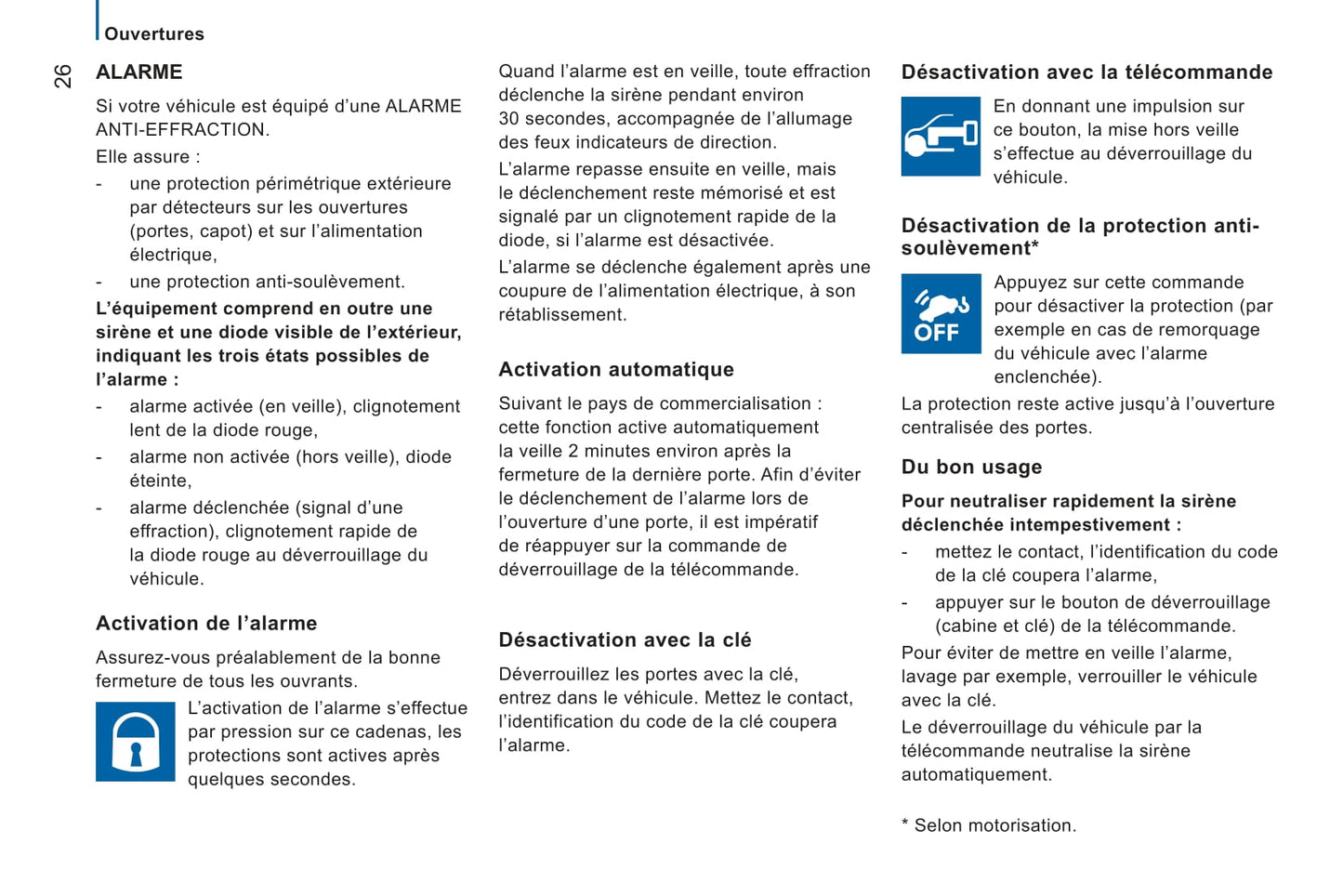 2013-2014 Peugeot Boxer Owner's Manual | French
