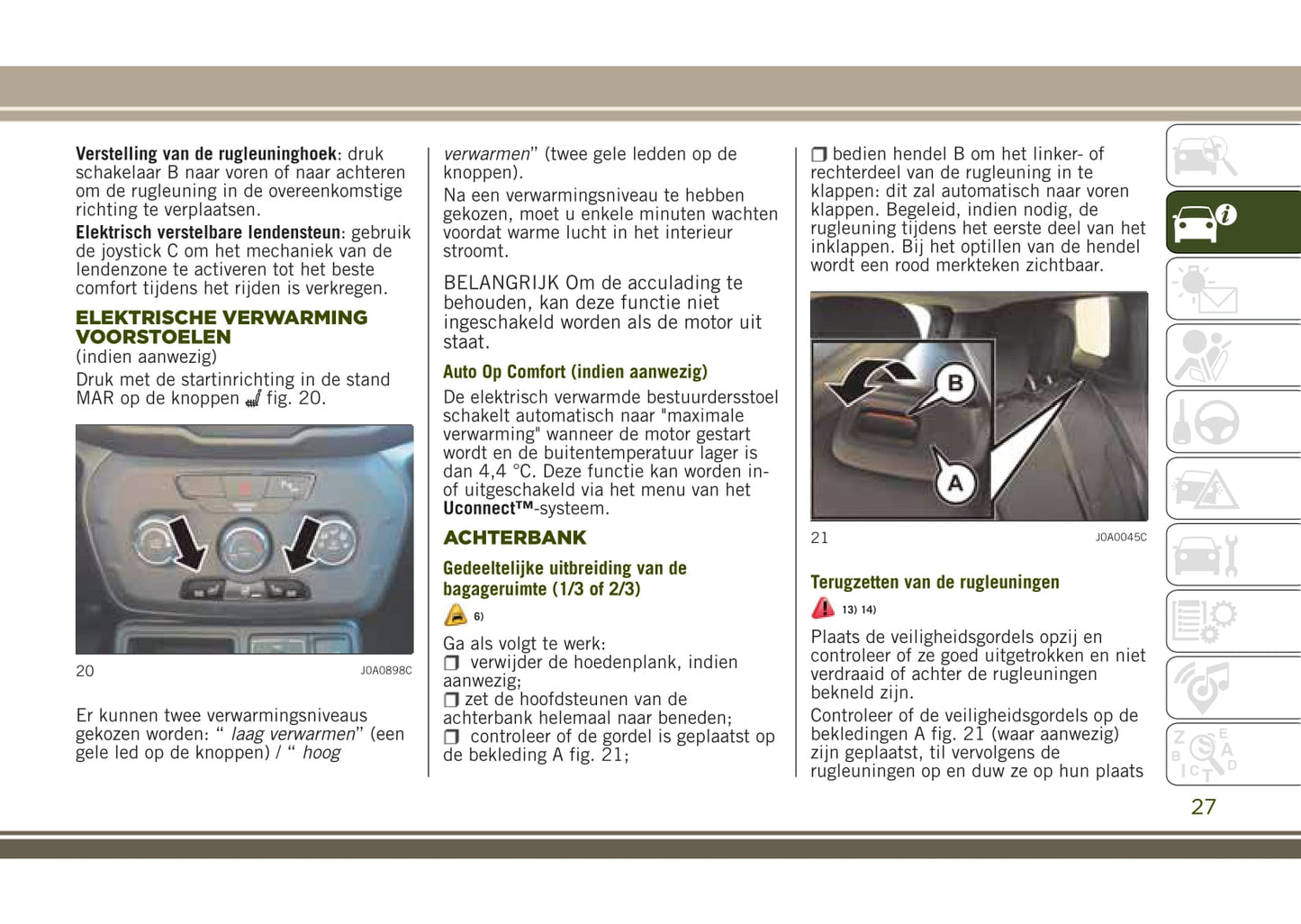 2014-2018 Jeep Renegade Manuel du propriétaire | Néerlandais