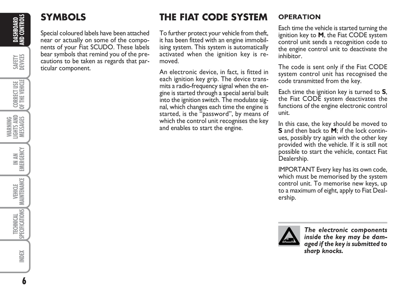 2012-2013 Fiat Scudo Owner's Manual | English
