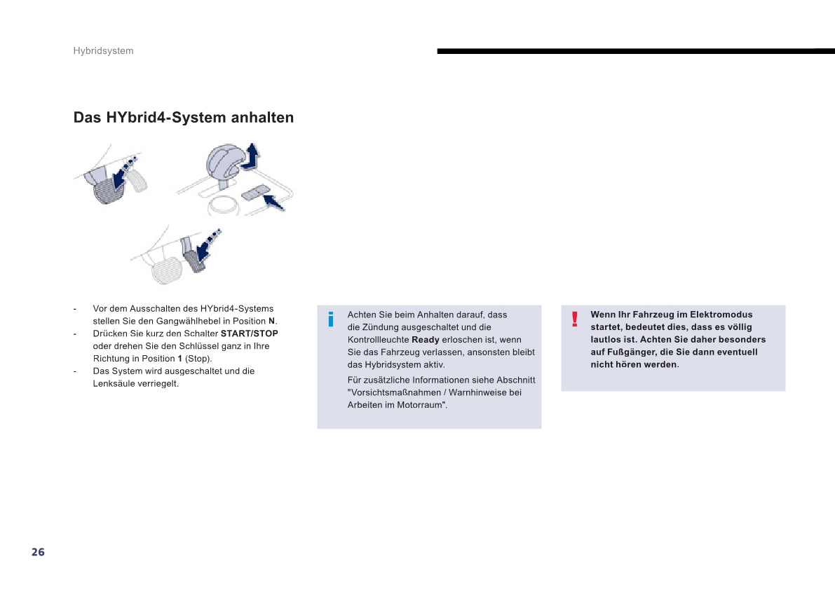 2013-2014 Peugeot 508 RXH/508 RXH HYbrid4 Owner's Manual | German