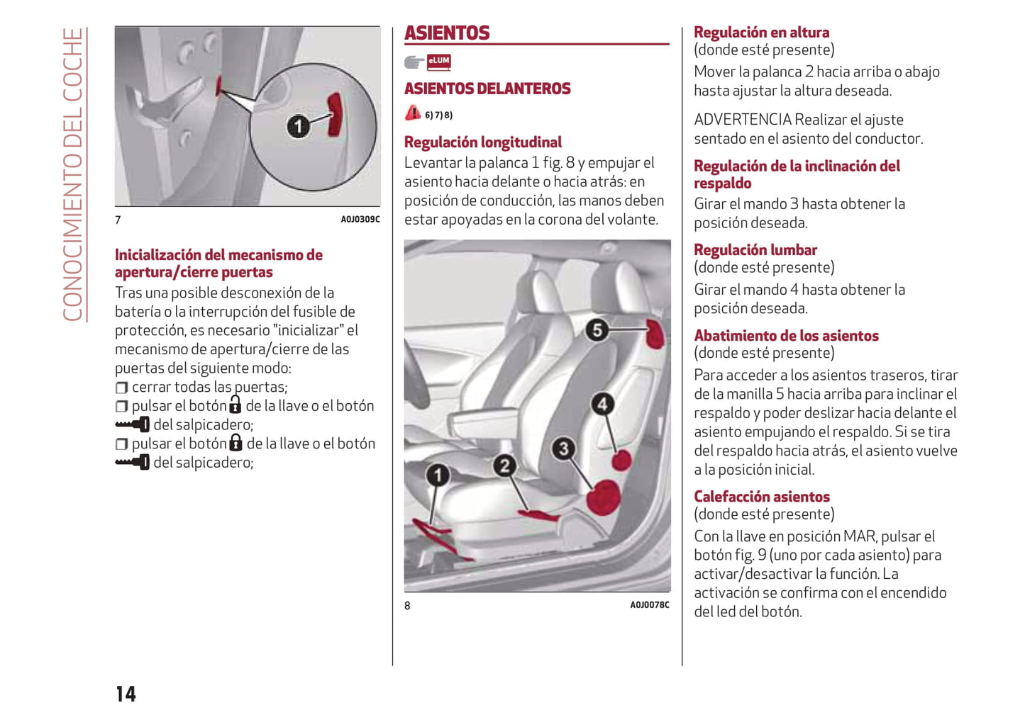 2016-2020 Alfa Romeo MiTo Manuel du propriétaire | Espagnol