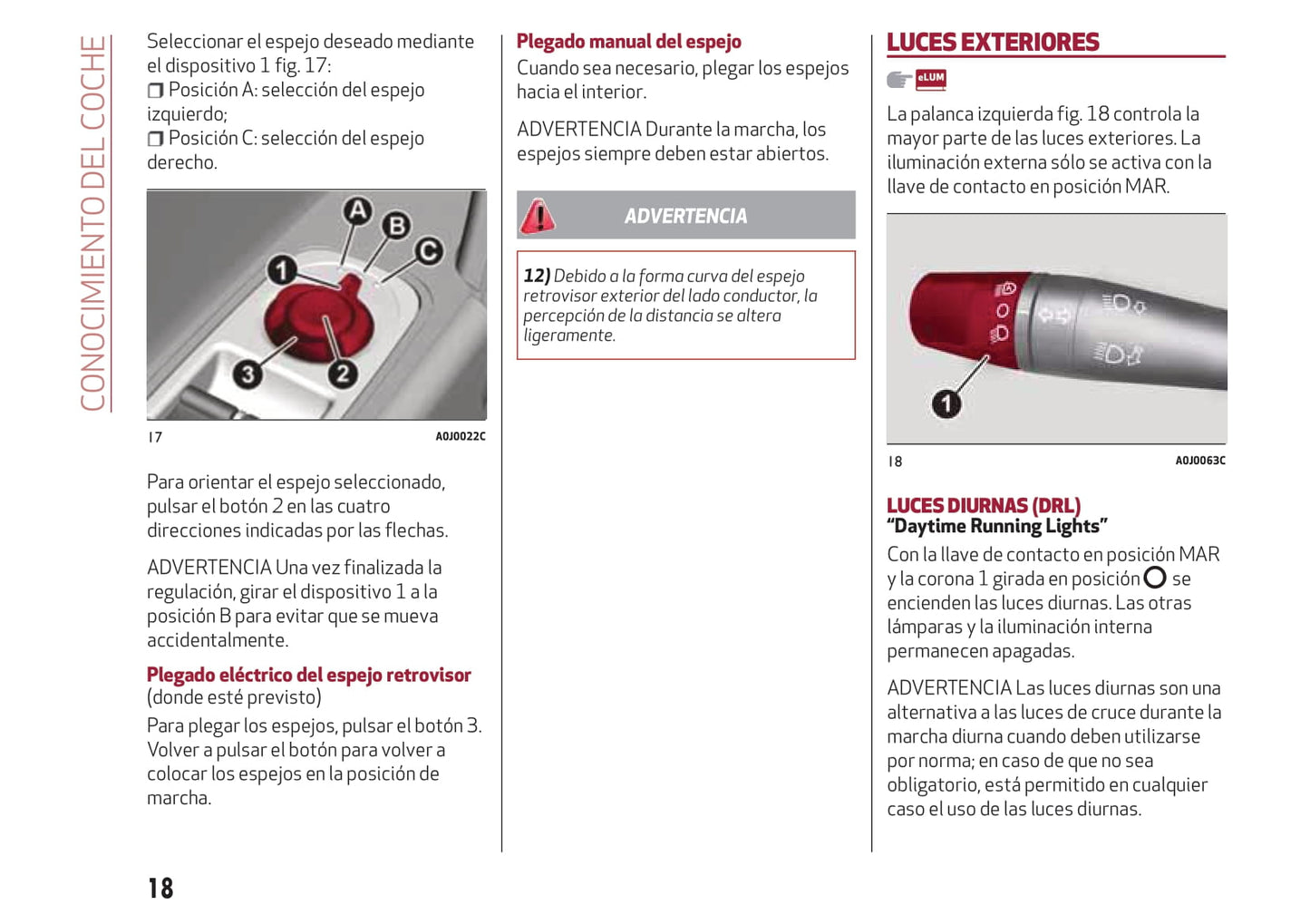 2016-2020 Alfa Romeo MiTo Manuel du propriétaire | Espagnol