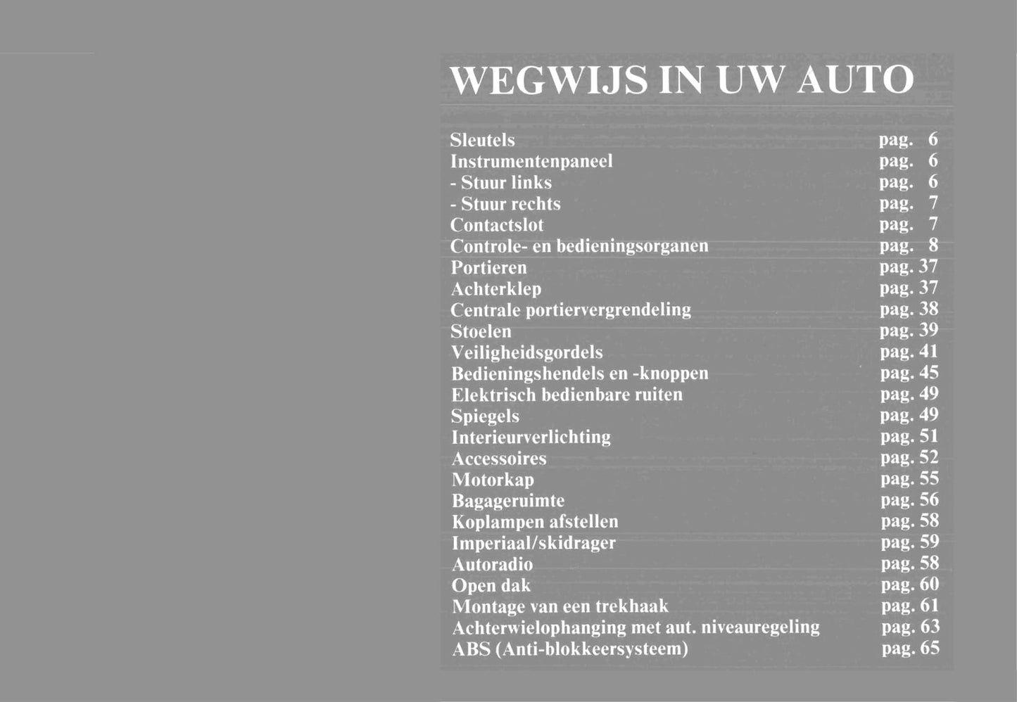 1990-1991 Fiat Croma Owner's Manual | Dutch