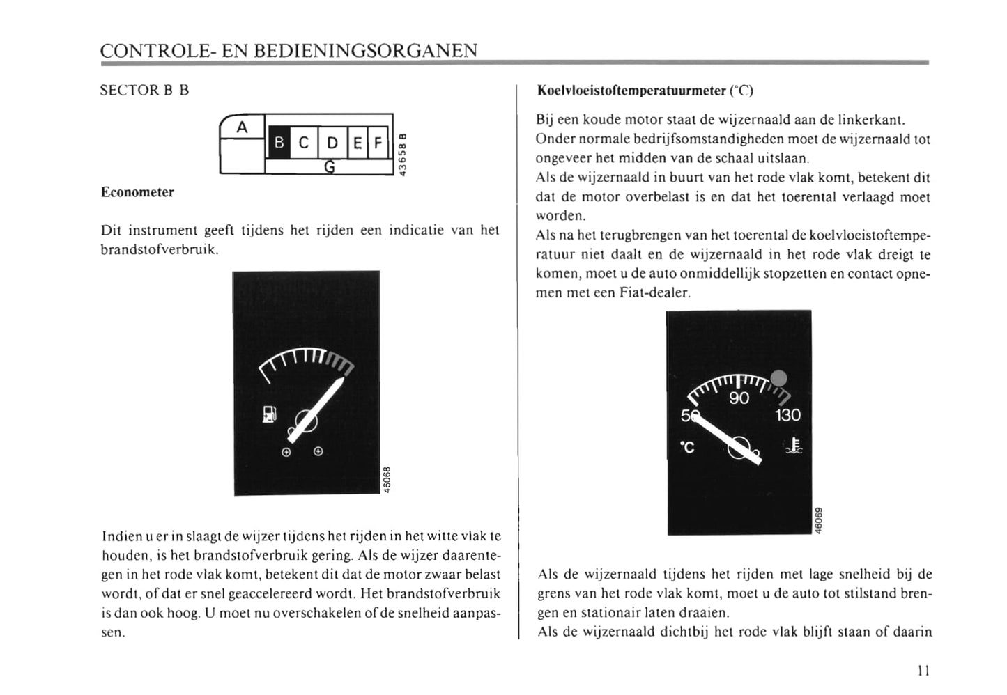 1990-1991 Fiat Croma Owner's Manual | Dutch