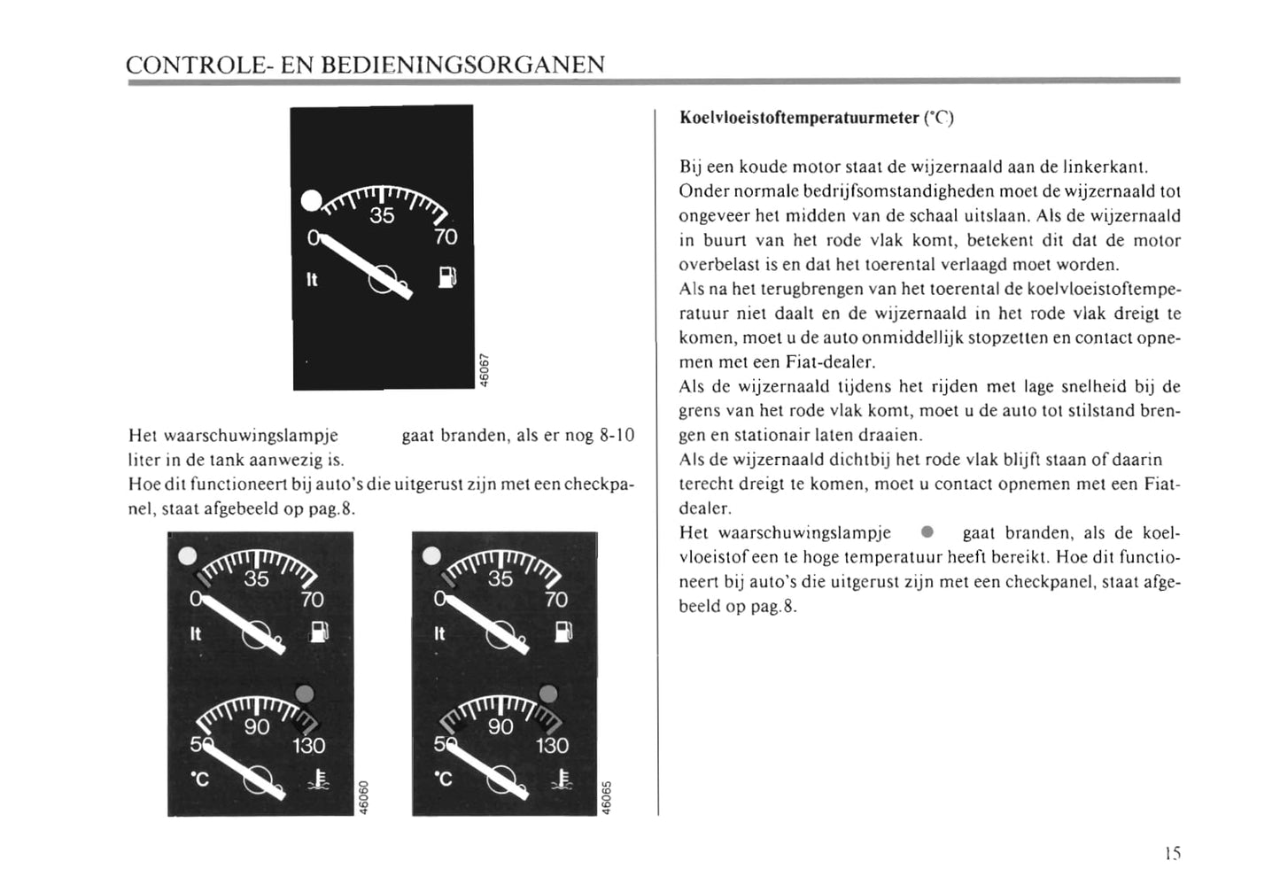 1990-1991 Fiat Croma Owner's Manual | Dutch