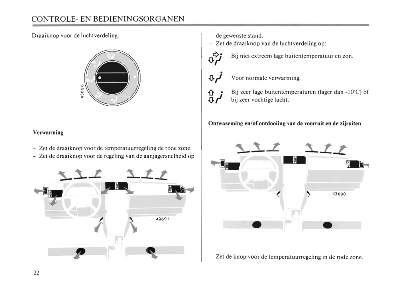 1990-1991 Fiat Croma Owner's Manual | Dutch