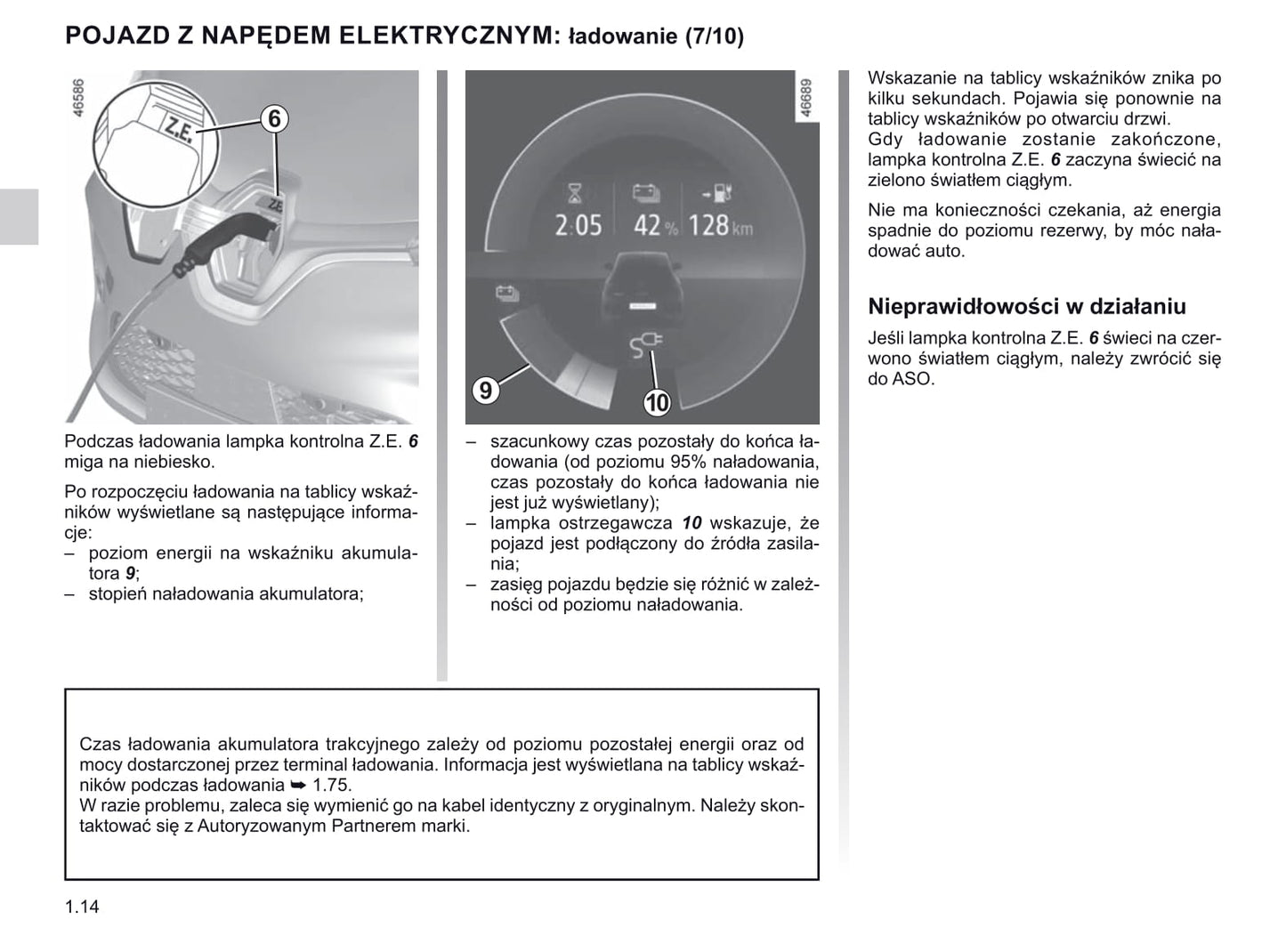 2019-2020 Renault Zoe Manuel du propriétaire | Polonais