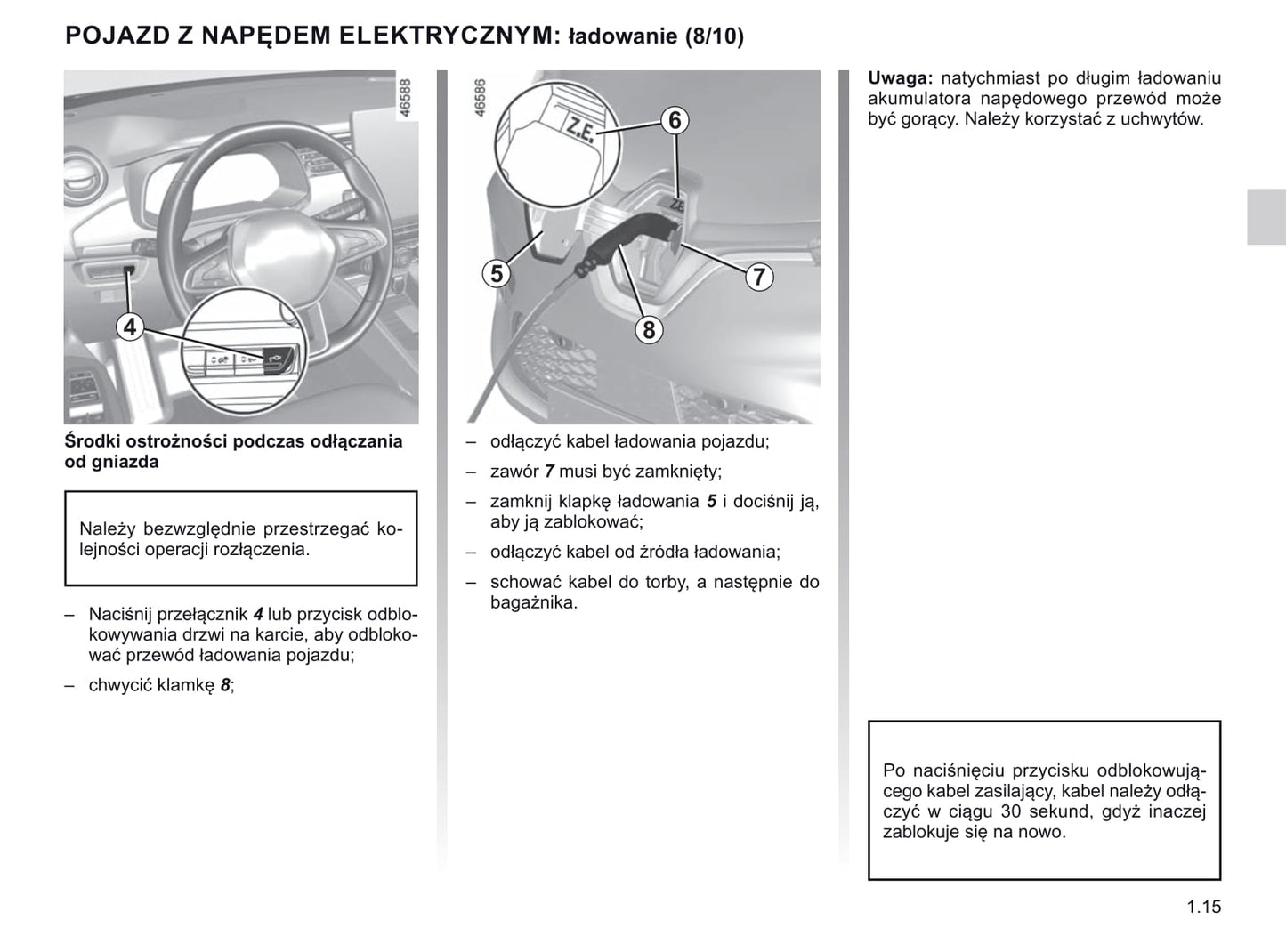 2019-2020 Renault Zoe Manuel du propriétaire | Polonais
