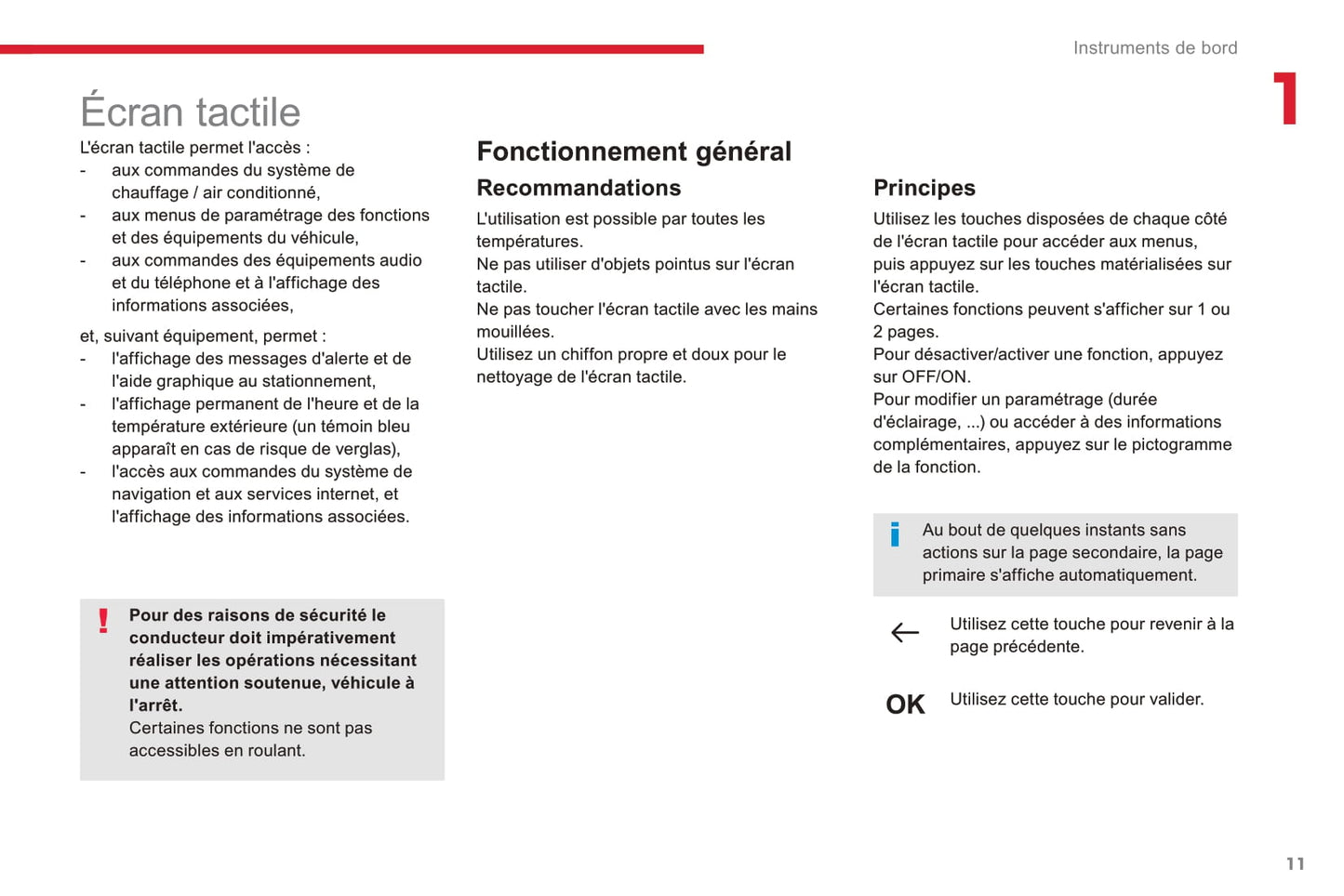 2016-2018 Citroën C4 Picasso/Grand C4 Picasso Manuel du propriétaire | Français