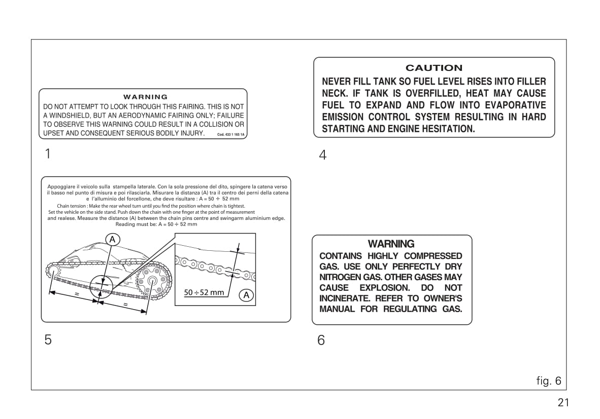 2012 Ducati Superbike Owner's Manual | English
