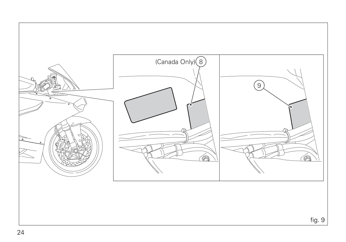 2012 Ducati Superbike Owner's Manual | English