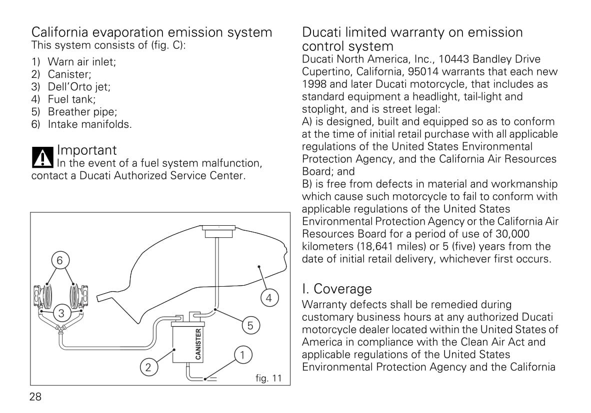 2012 Ducati Superbike Owner's Manual | English