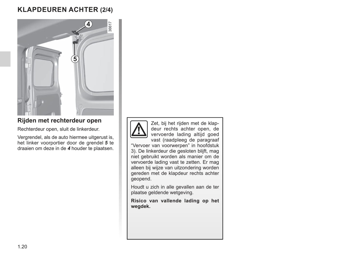 2019-2021 Renault Trafic Manuel du propriétaire | Néerlandais
