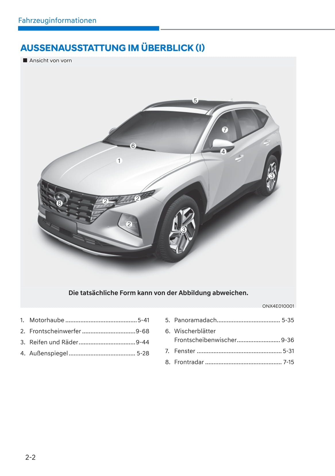 2021-2023 Hyundai Tucson Manuel du propriétaire | Allemand