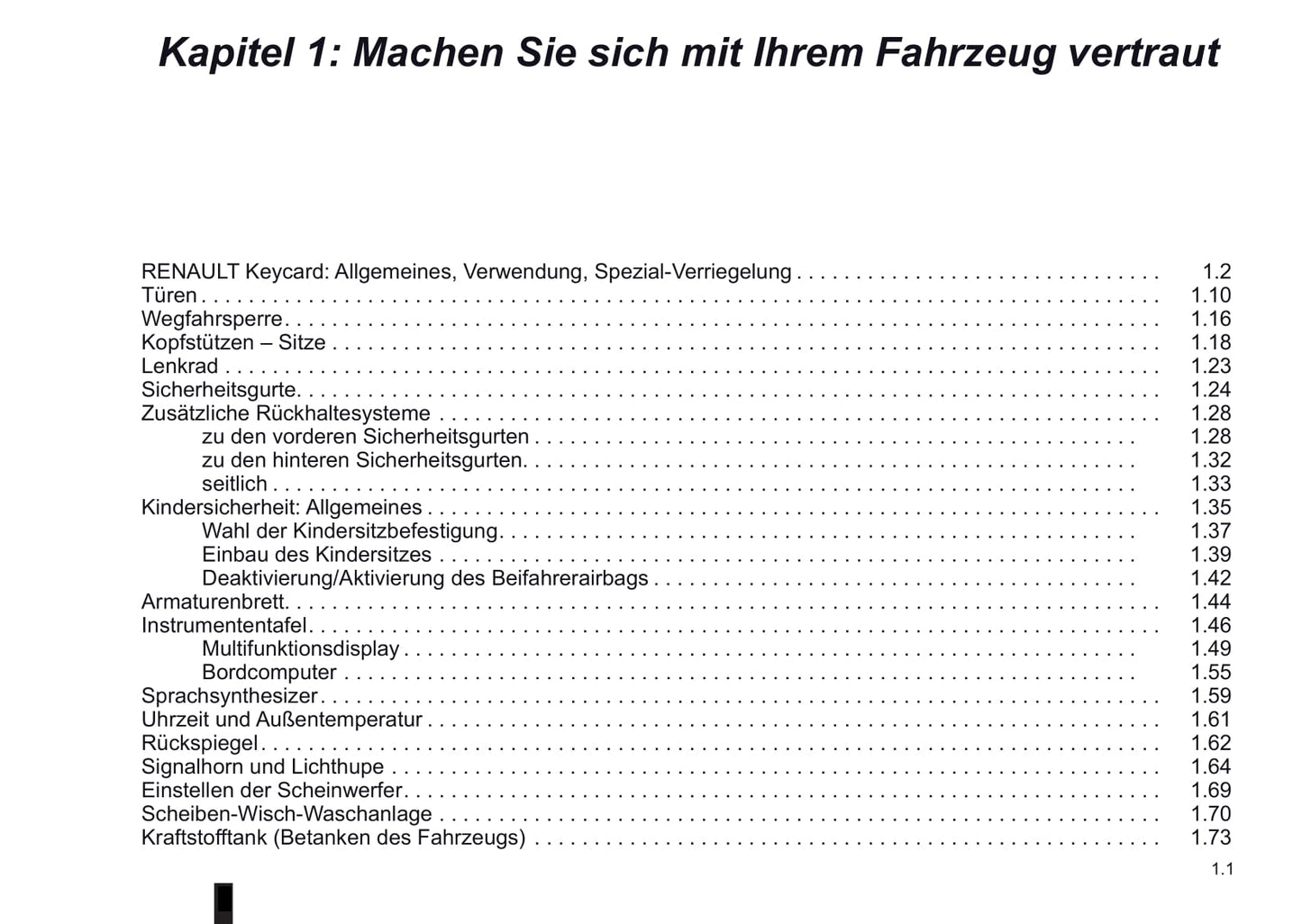 2005-2009 Renault Vel Satis Manuel du propriétaire | Allemand