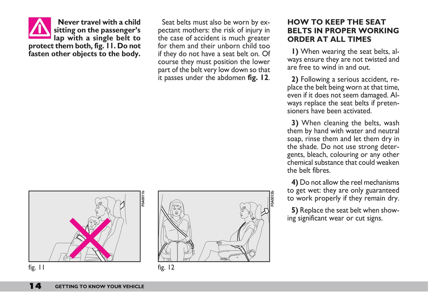 2009-2010 Fiat Doblò Owner's Manual | English