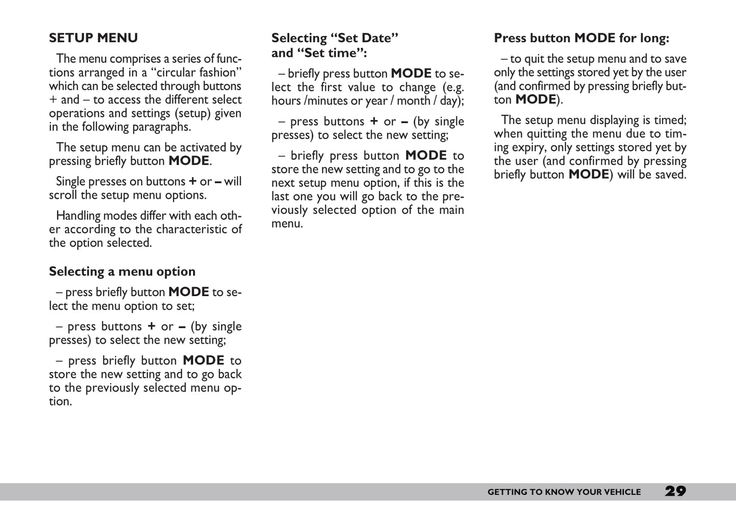 2009-2010 Fiat Doblò Owner's Manual | English