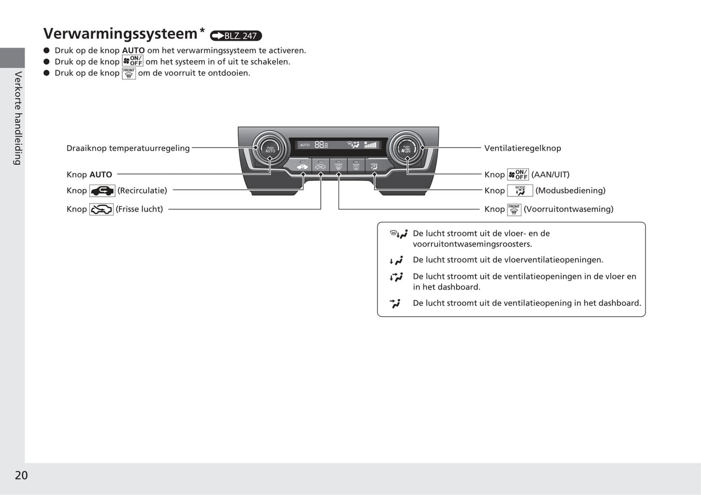 2018-2019 Honda Civic Hatchback Diesel Owner's Manual | Dutch