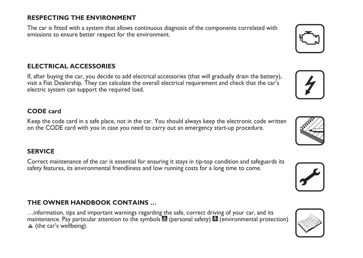 2007-2008 Fiat Multipla Owner's Manual | English