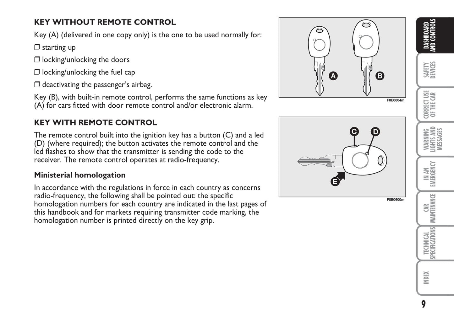 2007-2008 Fiat Multipla Owner's Manual | English