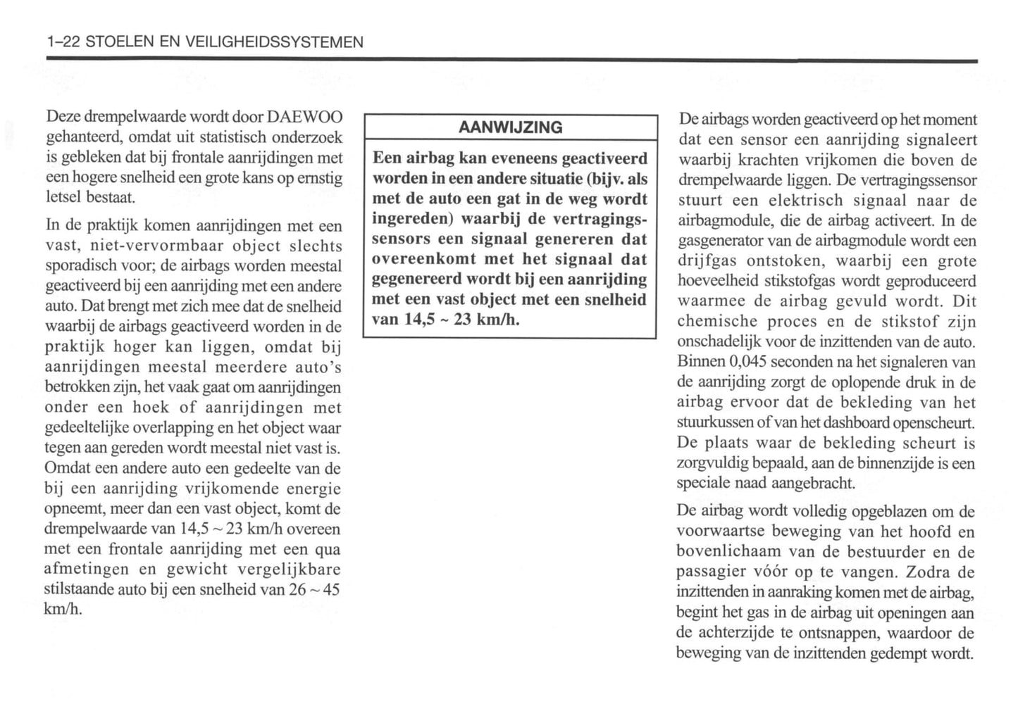 2002-2007 Daewoo Kalos Manuel du propriétaire | Néerlandais