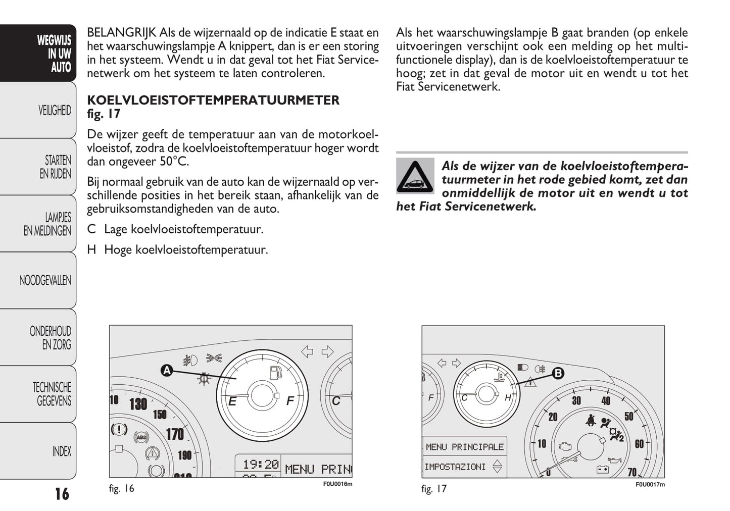 2009-2010 Fiat Punto/Punto Evo Owner's Manual | Dutch