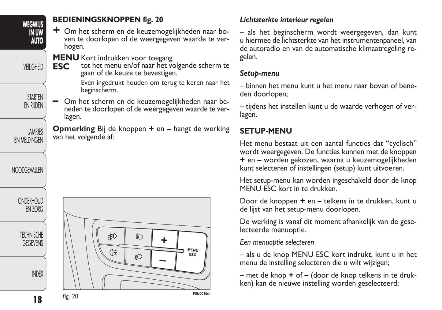 2009-2010 Fiat Punto/Punto Evo Owner's Manual | Dutch