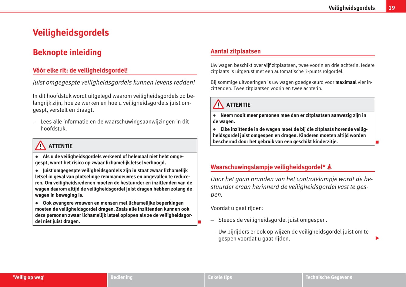 2009-2012 Seat Exeo Manuel du propriétaire | Néerlandais