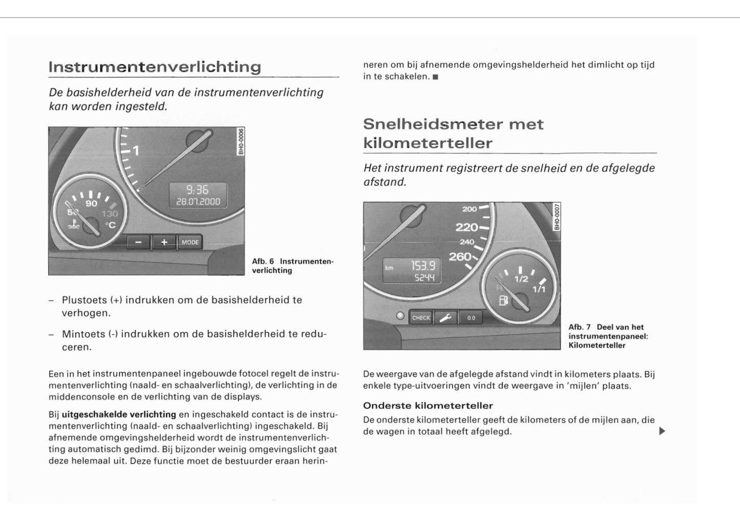 2002-2005 Audi A4 Cabriolet Owner's Manual | Dutch