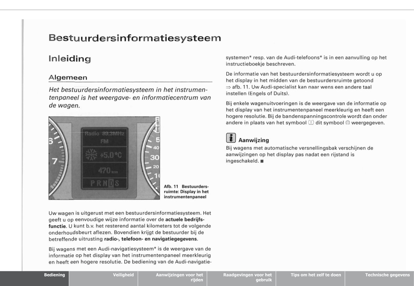 2002-2005 Audi A4 Cabriolet Owner's Manual | Dutch