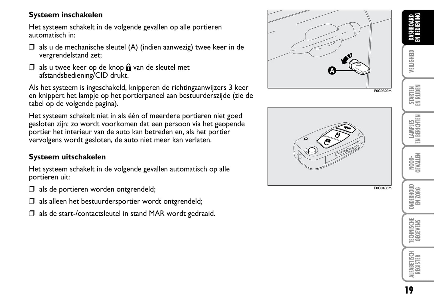 2001-2006 Fiat Stilo Manuel du propriétaire | Néerlandais