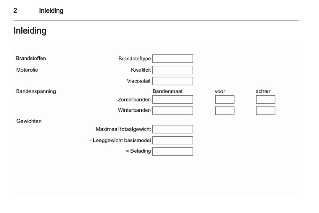 2015 Opel Meriva Owner's Manual | Dutch