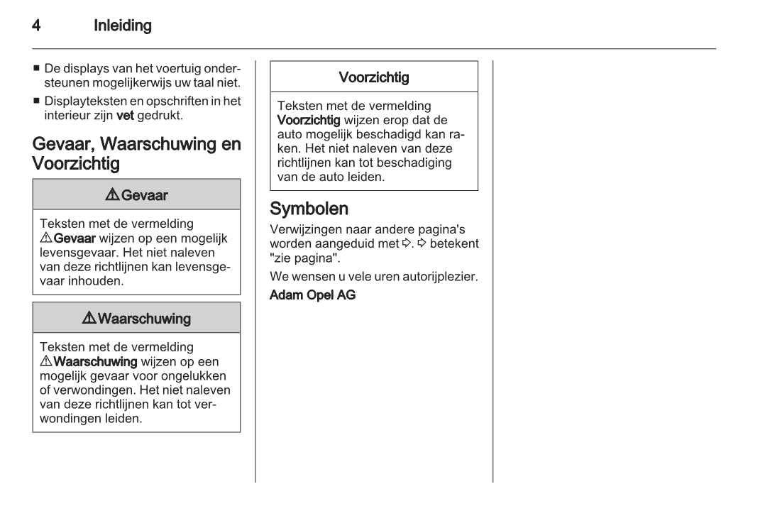 2015 Opel Meriva Owner's Manual | Dutch