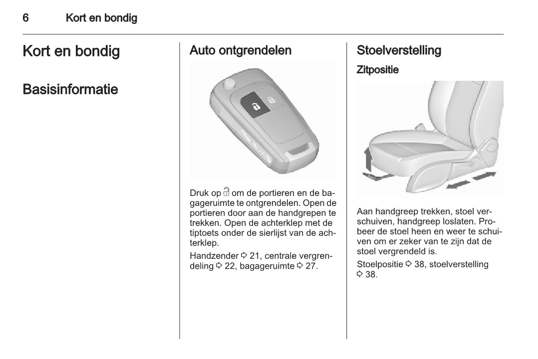 2015 Opel Meriva Owner's Manual | Dutch