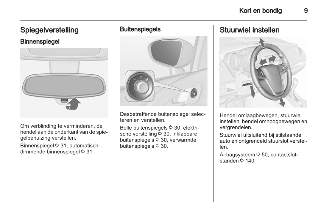 2015 Opel Meriva Owner's Manual | Dutch