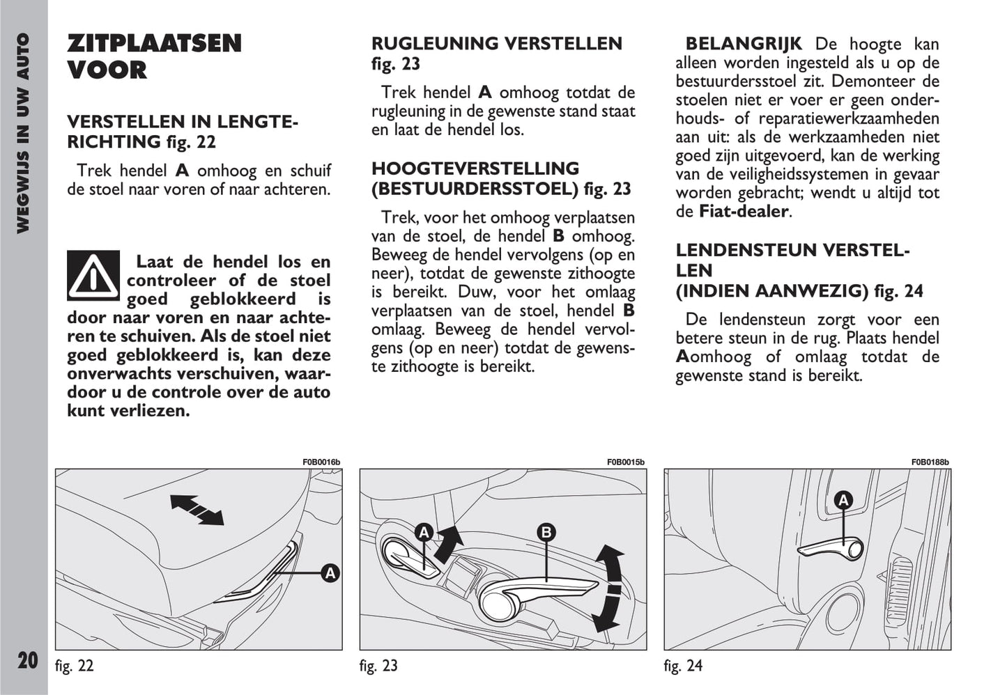 2002-2003 Fiat Ulysse Owner's Manual | Dutch