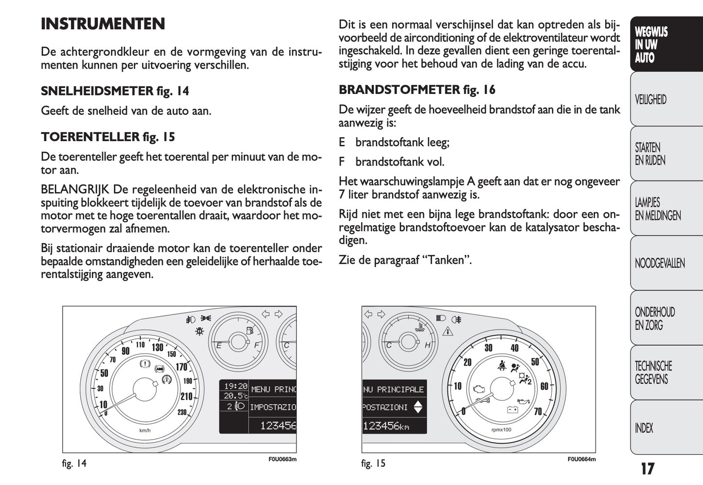 2011-2012 Fiat Punto/Punto Evo Owner's Manual | Dutch