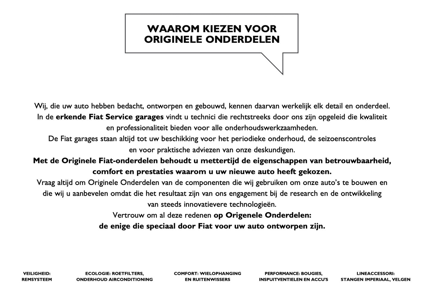 2011-2012 Fiat Punto/Punto Evo Owner's Manual | Dutch